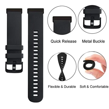 Stylish 3-Pack Sport Bands for Fitbit Versa & Sense