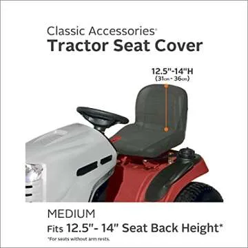 Durable Basics for Tractor Seats 12.5" - 14" High