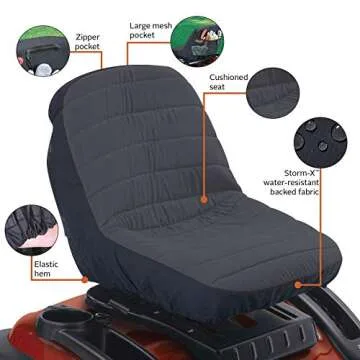 Durable Basics for Tractor Seats 12.5" - 14" High