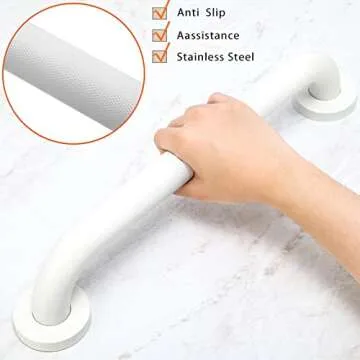 Rackickyer 12 Inch Shower Grab Bars - Safety & Style