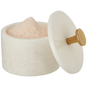 Queenza Marble Salt Cellar - Elegant Kitchen Essential