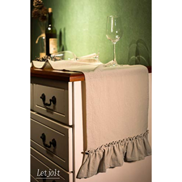 Letjolt Farmhouse Table Runner 72 Inches Long Shabby Chic