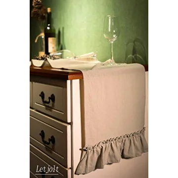 Letjolt Farmhouse Table Runner 72 Inches Long Shabby Chic