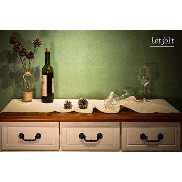 Letjolt Farmhouse Table Runner 72 Inches Long Shabby Chic