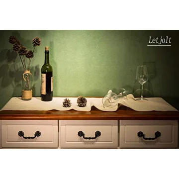 Letjolt Farmhouse Table Runner 72 Inches Long Shabby Chic