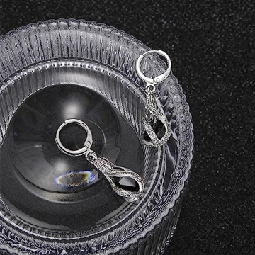 Stylish Silver Plated Jewelry Set with Dangle Earrings