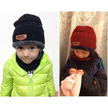 HINDAWI Kids Winter Beanie - Warm, Stylish & Cozy Cap