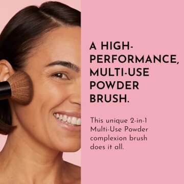 LAWLESS Women's Dual Ended Powder Brush, 1 Count