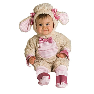 Cute Baby-Girls Lamb Costume - Pink, 0-6 Months