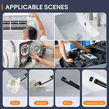 Oiiwak 33FT 1080P HD Sewer Camera with Digital Display