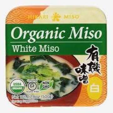 TWIN PACK! Hikari ORGANIC White Miso Paste - 2 tubs, 17.6 oz by Hikari Miso (Basic)