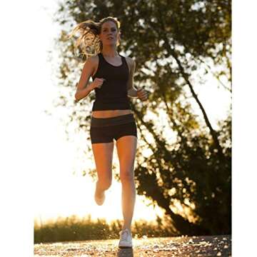 Tenpluszero 3 Pieces Cotton Basic Crop Tank Tops Sleeveless Racerback Sports Tank Tops for Women Girls Daily Wearing (Color Set 1, S)