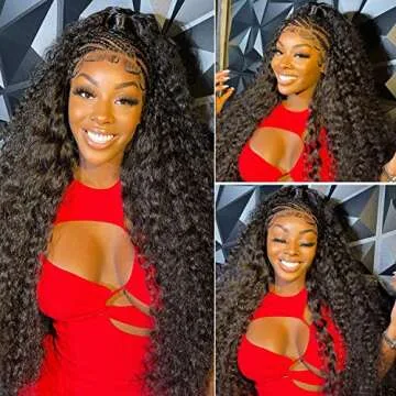 22 Inch Lace Front Wigs Human Hair - 180 Density Deep Wave Pre Plucked