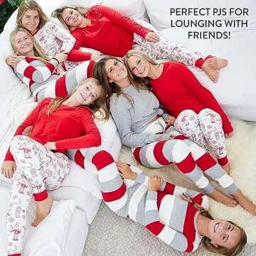 Family Matching Holiday Pajamas Organic Cotton for All