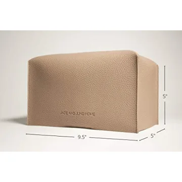 JADE AND JUNO HOME PU Leather Tissue Box Cover - Elegant Design