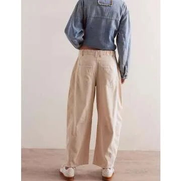SeekMe Women's Corduroy Pants for All-Day Comfort