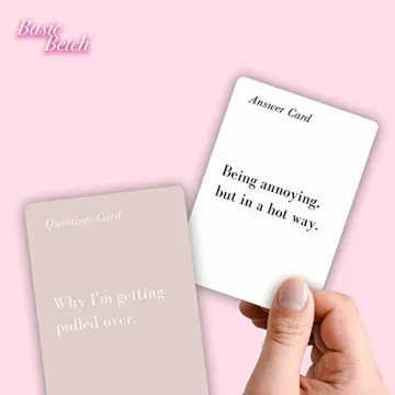 Fitz Games: Basic Betch, A Party Game for Basic Betchs, Perfect for a Girls Night Card Game, Bachelorette Party Games, 350 Bubbly Cards