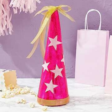 13.5" Craft Foam Tree Cones for Holiday DIY Projects