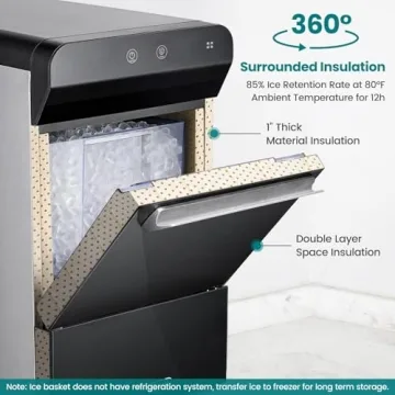 Gevi V2.0 Nugget Ice Maker with Self-Cleaning Feature