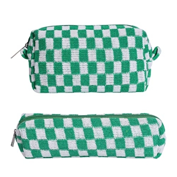 LYDZTION Makeup Bag Cosmetic Bag for Women,1Pcs Large Capacity Makeup Bags and 1Pcs Pencil Case Make...