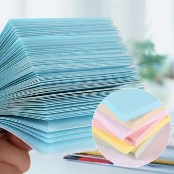 YEECOK Sticky Notes 3x3 Inch Aesthetic Self-Stick Pads