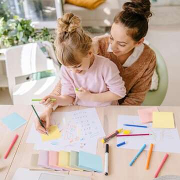 YEECOK Sticky Notes 3x3 Inch Aesthetic Self-Stick Pads