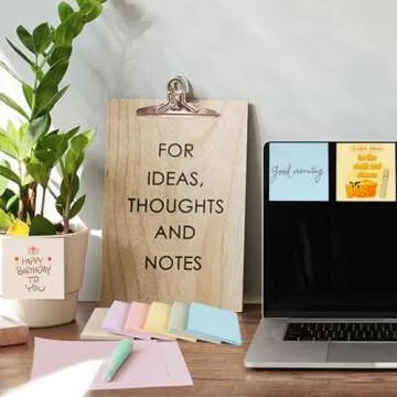 YEECOK Sticky Notes 3x3 Inch Aesthetic Self-Stick Pads