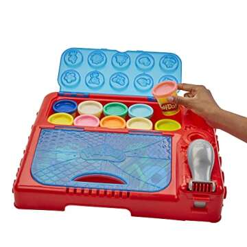 Play-Doh Grab 'n Go Activity Center, with Over 30 Tools and 10 Cans, Kids Arts and Crafts, Preschool...