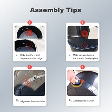 EJWOX 45 Gallon BPA Free Rain Barrel with Spigot & Hose