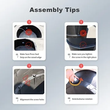 EJWOX 45 Gallon BPA Free Rain Barrel with Spigot & Hose