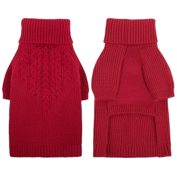 Queenmore Dog Sweater: Warm & Cozy Winter Dog Apparel