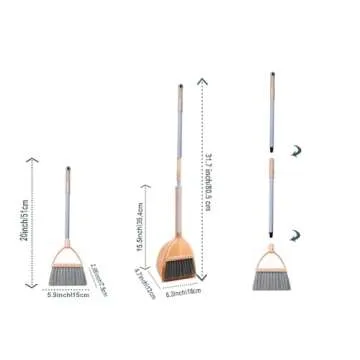 Xifando Kids Mini Broom Dustpan Set - Fun Housekeeping Tool
