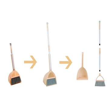 Xifando Kids Mini Broom Dustpan Set - Fun Housekeeping Tool