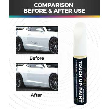 White Car Scratch Repair Touch Up Paint Pen