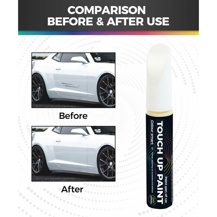 White Car Scratch Repair Touch Up Paint Pen
