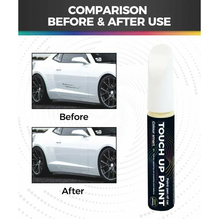 White Car Scratch Repair Touch Up Paint Pen