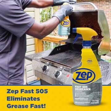 Zep Fast 505 Cleaner and Degreaser - Heavy-Duty Cleaning Power