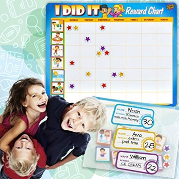 Kids Behavior Reward Chart for Positive Routines and Tasks