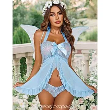 Avidlove Lace Babydoll Nightwear for Brides