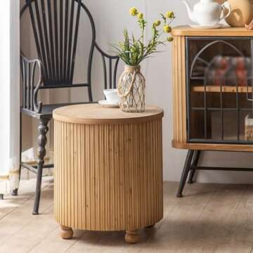 Ultrawave Living Room Tables Simple Household Small Round Table Low Table Small Round Coffee Table L...