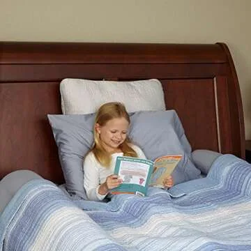 hiccapop Foam Bed Bumpers for Toddlers - Safe & Washable