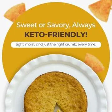 Good Dee’s Corn Bread Baking Mix - Grain Free, Sugar Free, Gluten Free, Wheat Free, and Low Carb,7.5 Oz