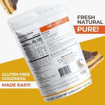 Good Dee’s Corn Bread Baking Mix - Grain Free, Sugar Free, Gluten Free, Wheat Free, and Low Carb,7.5 Oz