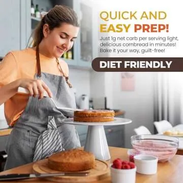 Good Dee’s Corn Bread Baking Mix - Grain Free, Sugar Free, Gluten Free, Wheat Free, and Low Carb,7.5 Oz