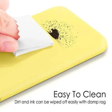 Stylish TORRAS Liquid Silicone iPhone Case in Yellow