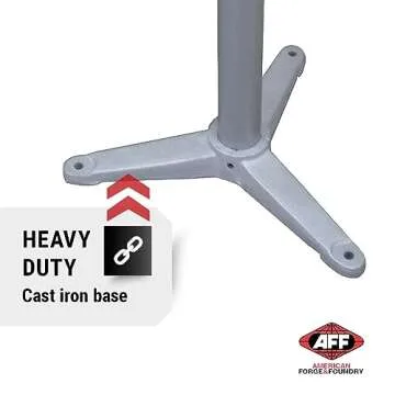 AFF Bench Grinder/Vise Stand - 28" to 36" Adjustable Height - Predrilled Mounting Slots