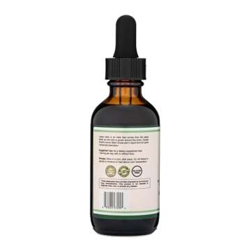 Double Wood Supplements Lemon Balm Tincture - Organic Lemon Balm Drops for Relaxation 590mg - 2FL OZ, 120 Servings (Better Absorbed Than Capsules, Great Addition to Lemon Balm Tea) for Relaxation