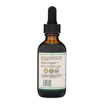 Double Wood Supplements Lemon Balm Tincture - Organic Lemon Balm Drops for Relaxation 590mg - 2FL OZ, 120 Servings (Better Absorbed Than Capsules, Great Addition to Lemon Balm Tea) for Relaxation