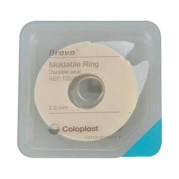 Brava Ostomy Ring 2 mm Thick, Diameter 2 Inch, Moldable 120307, 10 Ct