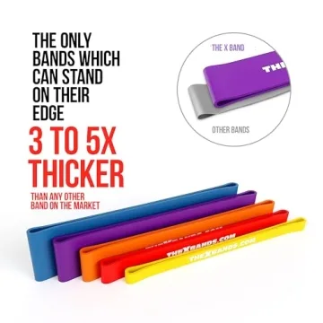 Durable X Bands Booty Resistance Bands Set of 5
